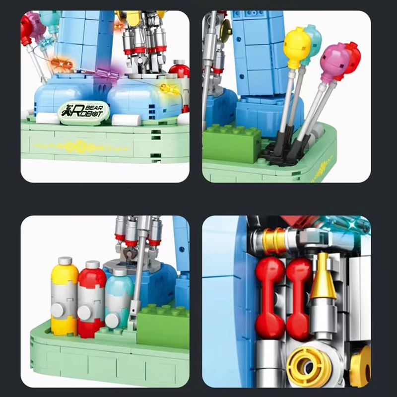 Cyborg Violent Bear LQS 6302 Creator with 1160 Pieces