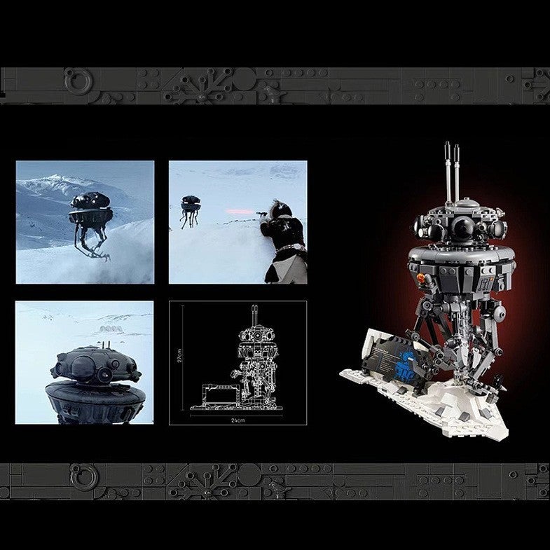 Imperial Probe Droid Star Wars DAGAO 99918 with 692 pieces Imperial Probe Droid Star Wars DAGAO 99918 with 692 pieces