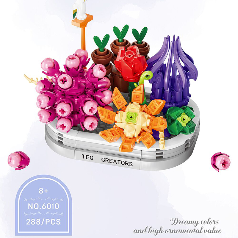 Colorful Plant DK 6010 Creator With 288 Pieces