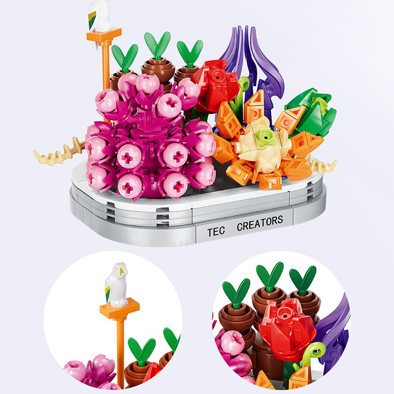 Colorful Plant DK 6010 Creator With 288 Pieces