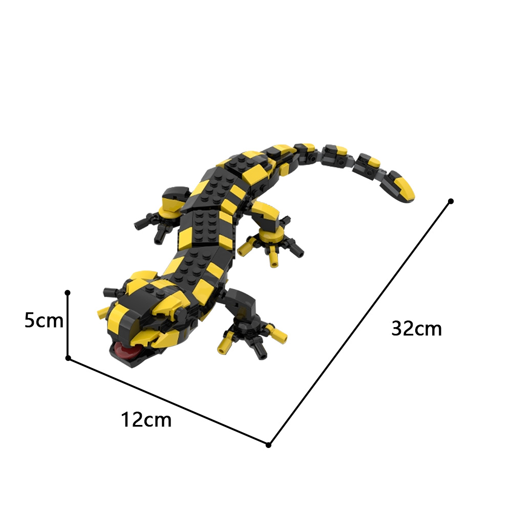 Fire Salamander MOC-97315 Creator with 314 Pieces