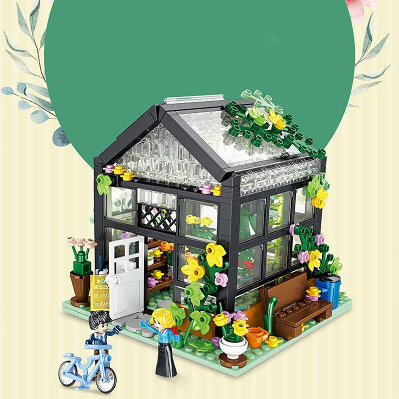 Dream Cottage Flower Shop Forange FC8501 Modular Building with 579 Pieces