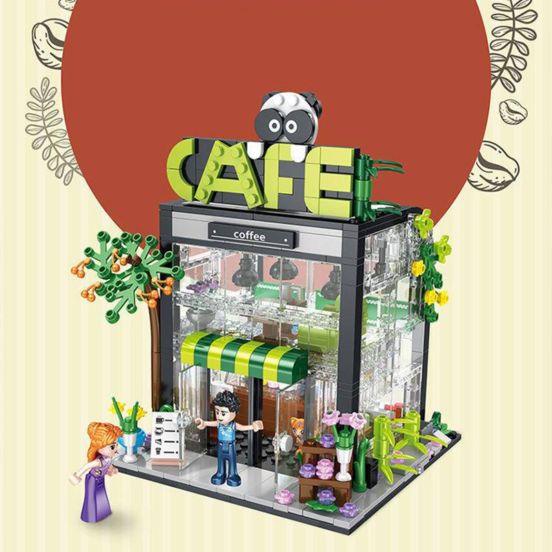Dream Cottage CAFE Shop Forange FC8502 Modular Building with 589 Pieces