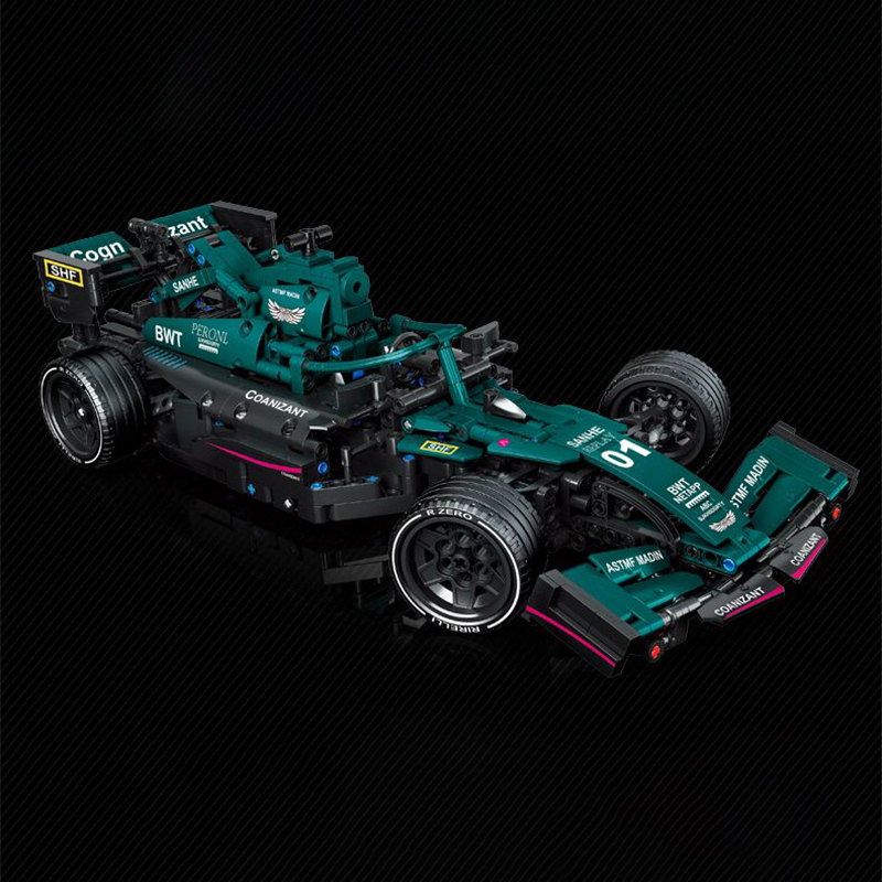 Green - Formula 1 Racing Car CaCo C014 Technic with 1089 Pieces