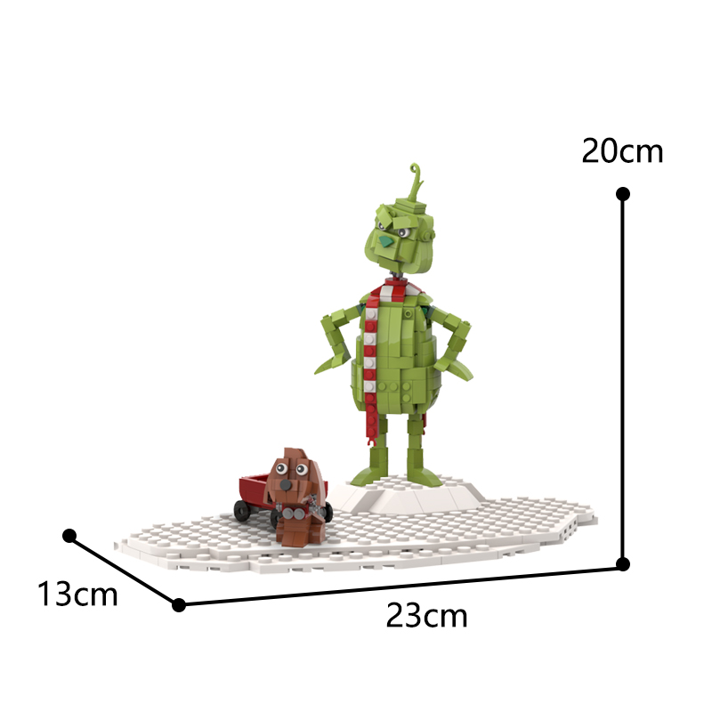 Grinch and Max MOC-28796 Movie with 462 Pieces