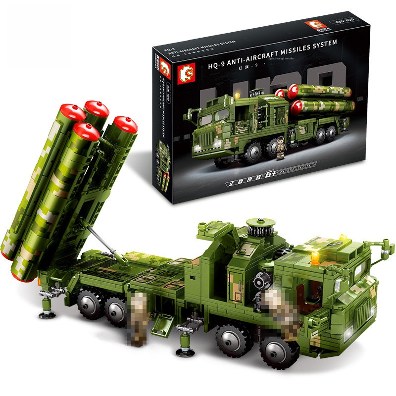 HQ-9 Anti-Aircraft Missiles System SEMBO 105768 Military With 1048pcs 