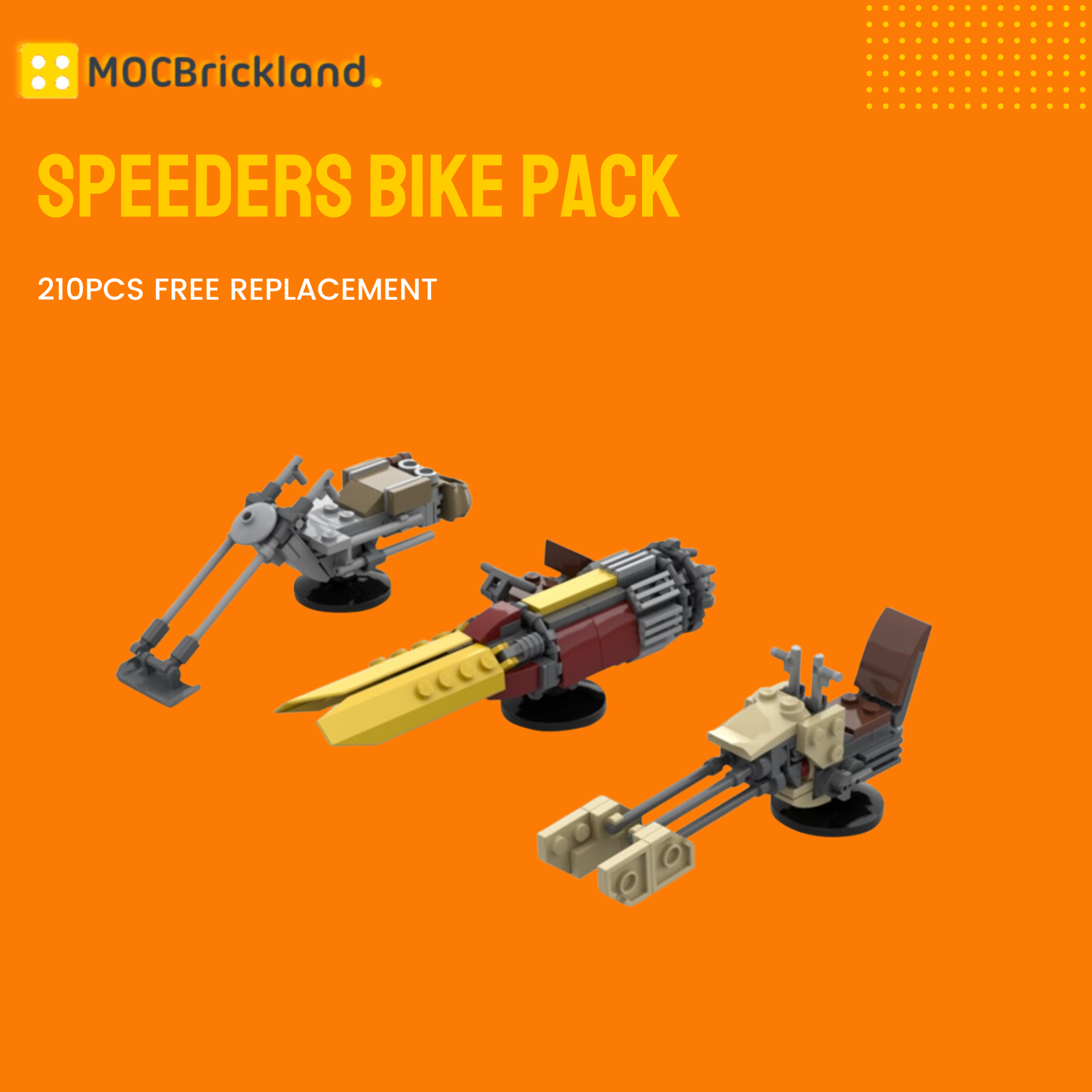  Speeders Bike Pack MOC-98161 Star Wars With 210PCS 