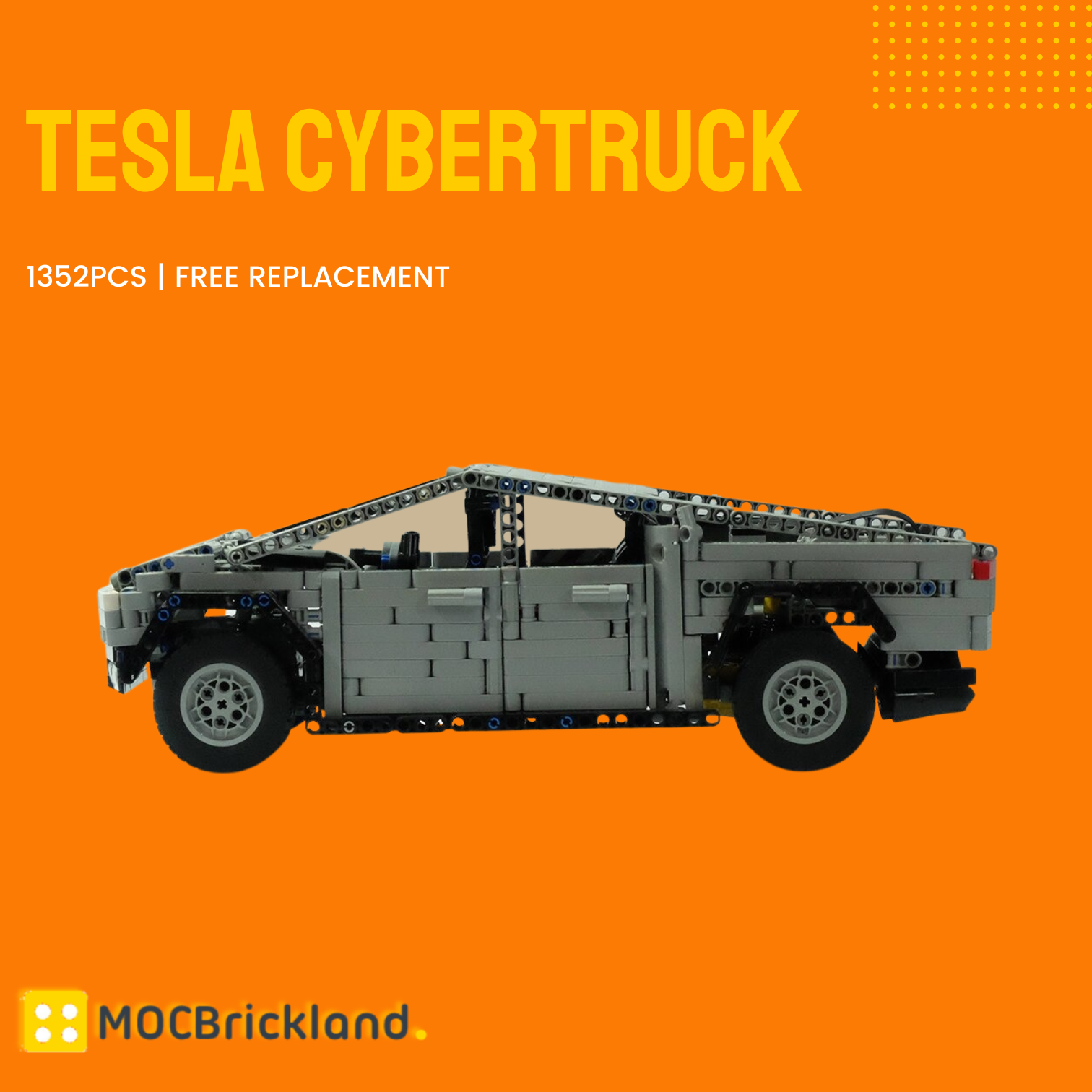 Tesla Cybertruck MOC-94675 Technic With 1352pcs