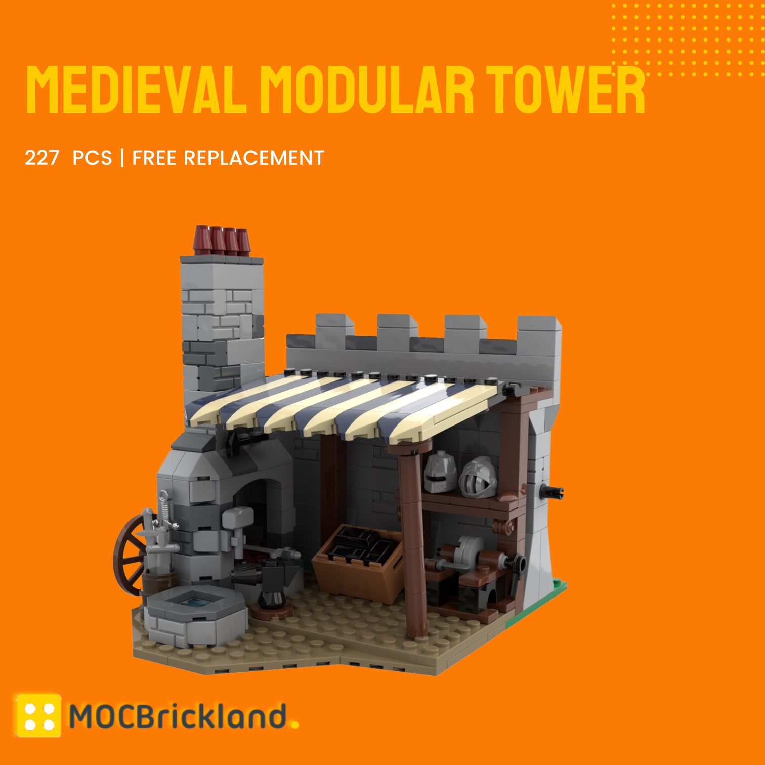 Modular Blacksmith MOC-83224 Modular Building With 336PCS 