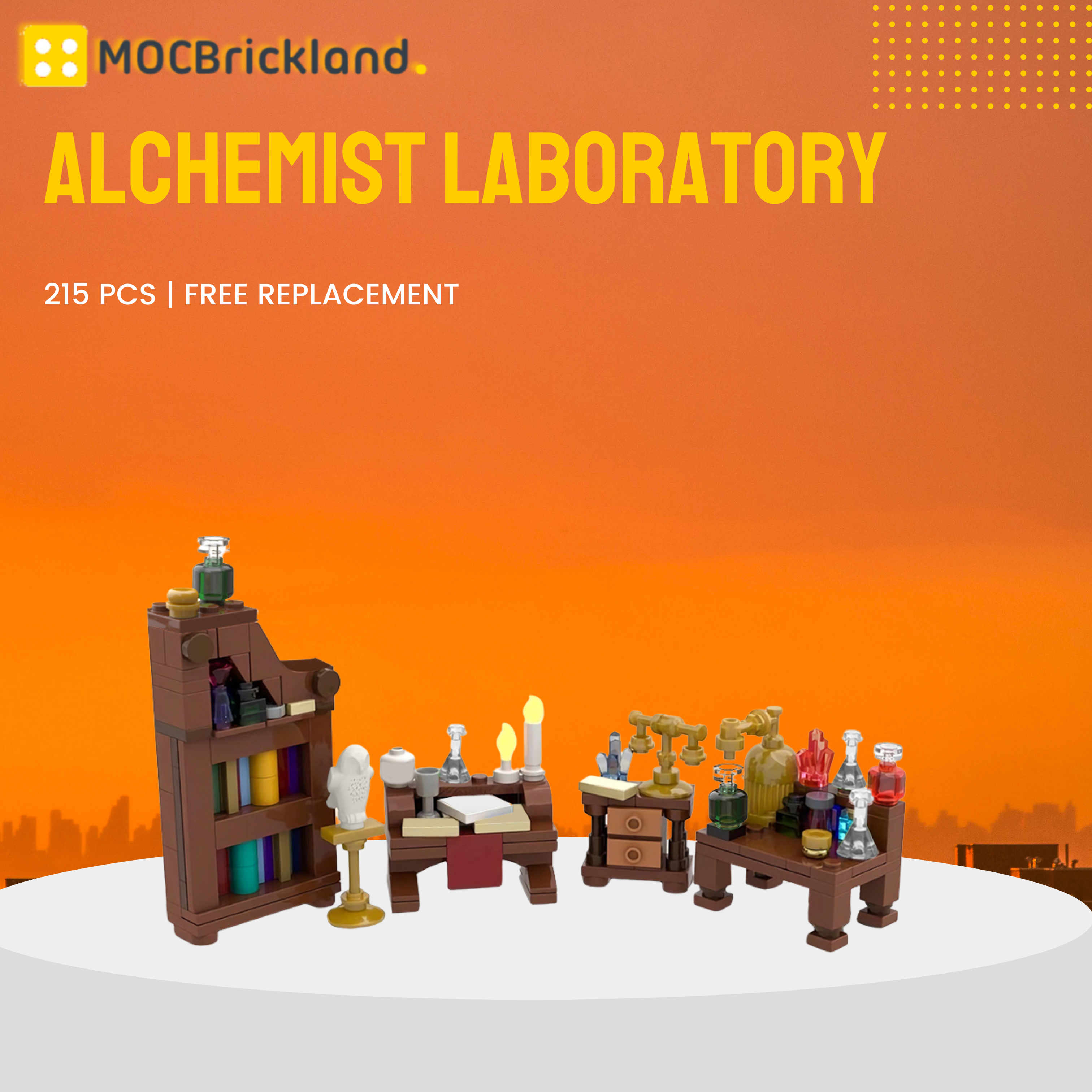 Alchemist Laboratory MOC-119625 Creator With 215 Pieces