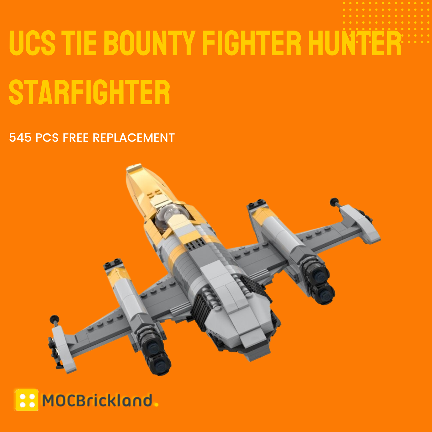  UCS Tie Bounty Fighter Hunter Starfighter MOC-53031 Star Wars With 545 Pieces