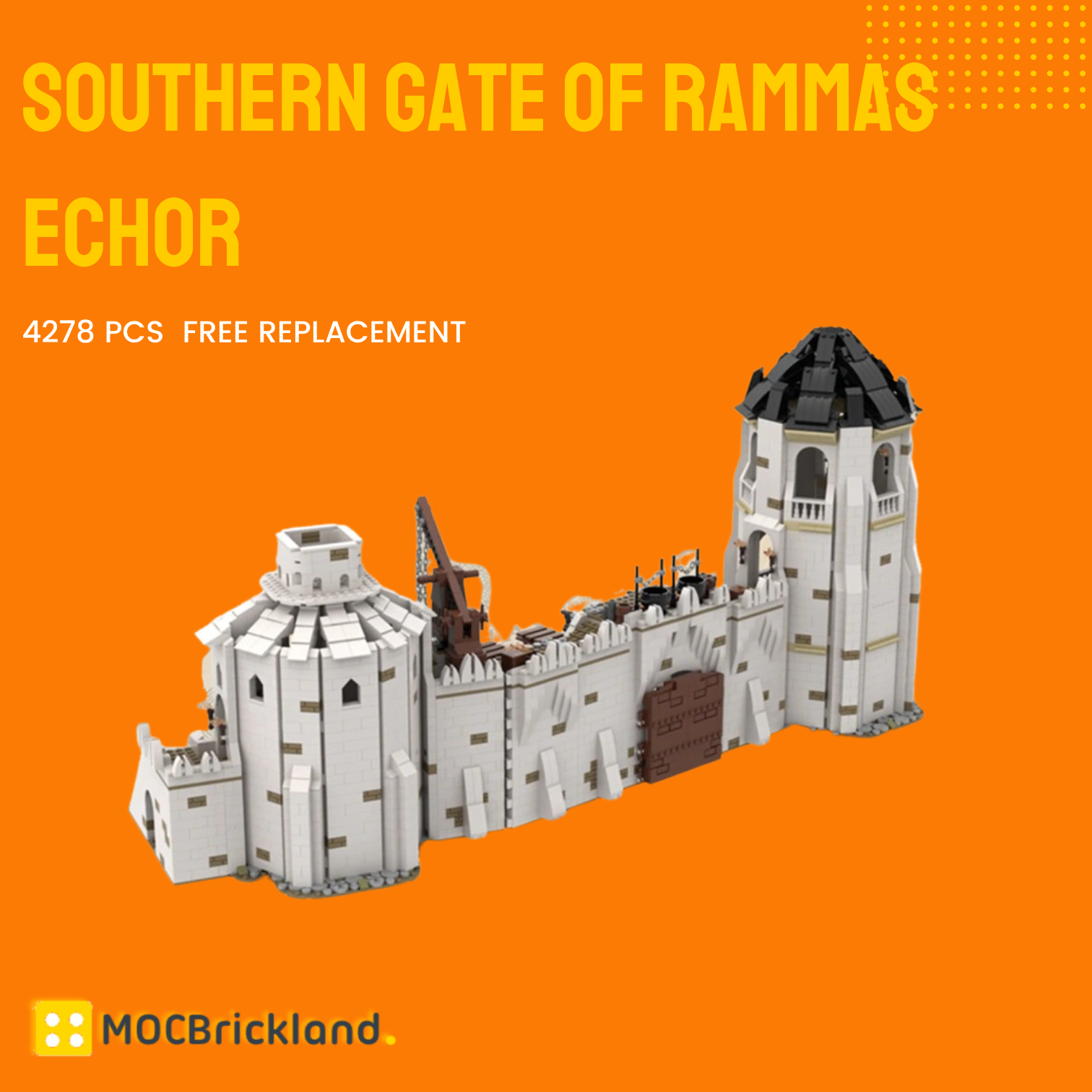 Southern Gate of Rammas Echor MOC-102529 Modular Building With 4278 Pieces