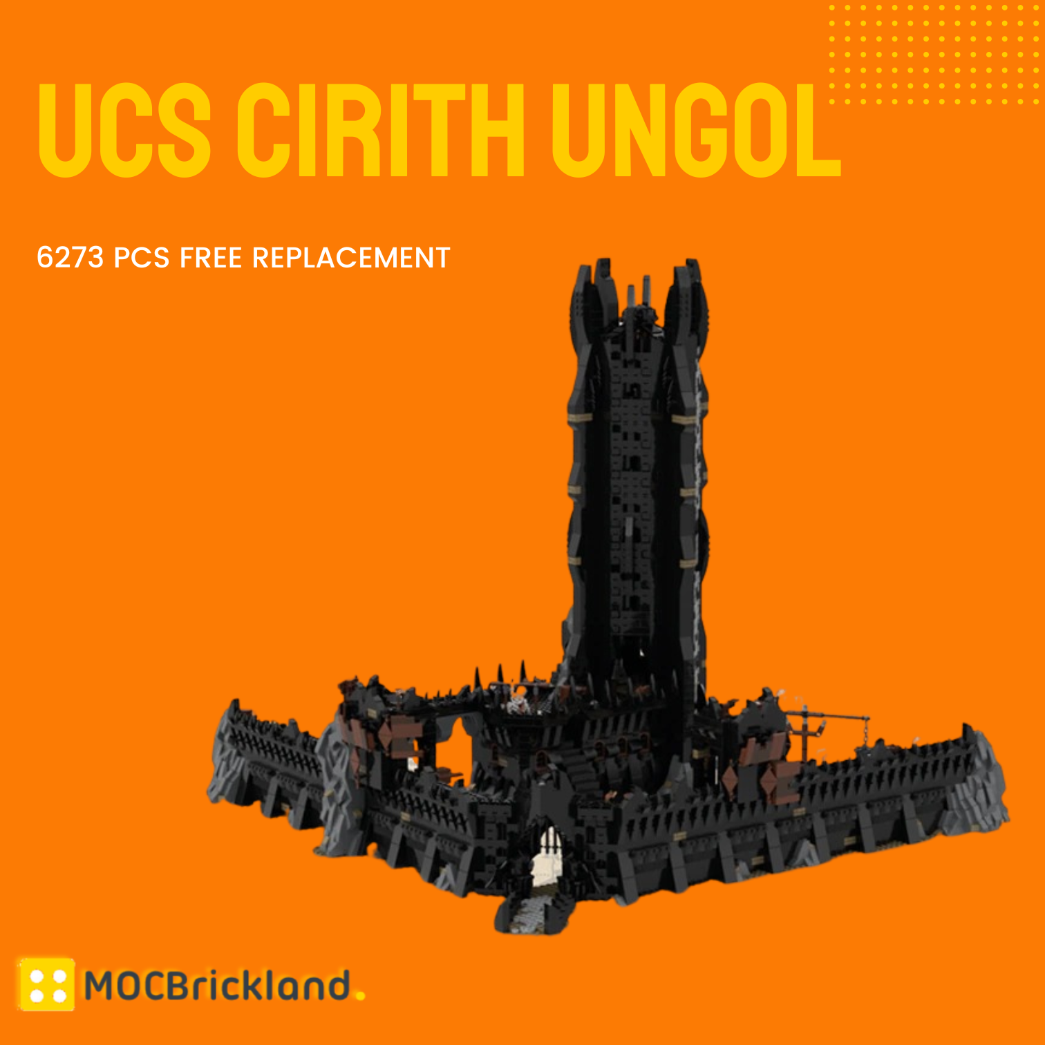 UCS Cirith Ungol MOC-82142 Modular Building With 6273 Pieces