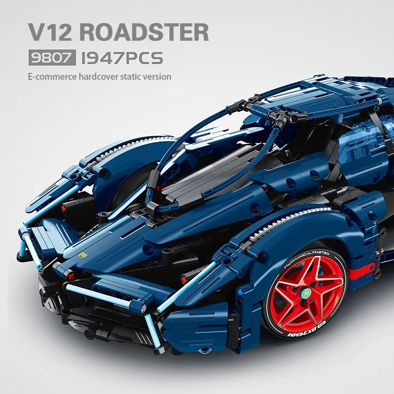 Remote Control V12 Roadster Sports Car IM.Master 9807-2 Technic with 1953 Pieces