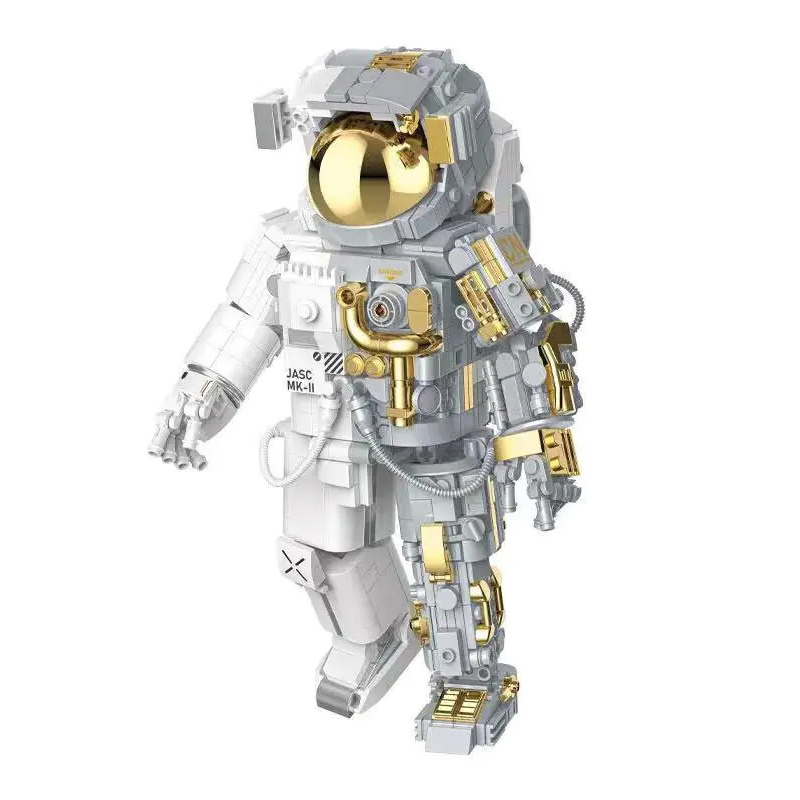 Gold Version Space Astronaut JAKI 9116 Creator Expert with 1000 Pieces ...