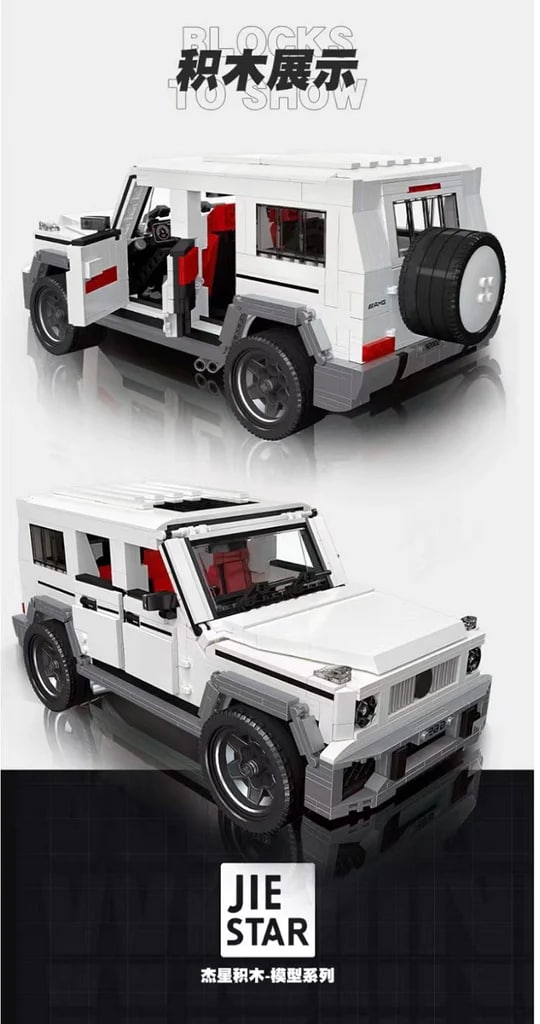 G65 AMG JIE STAR 92002 Technic With 1579 Pieces
