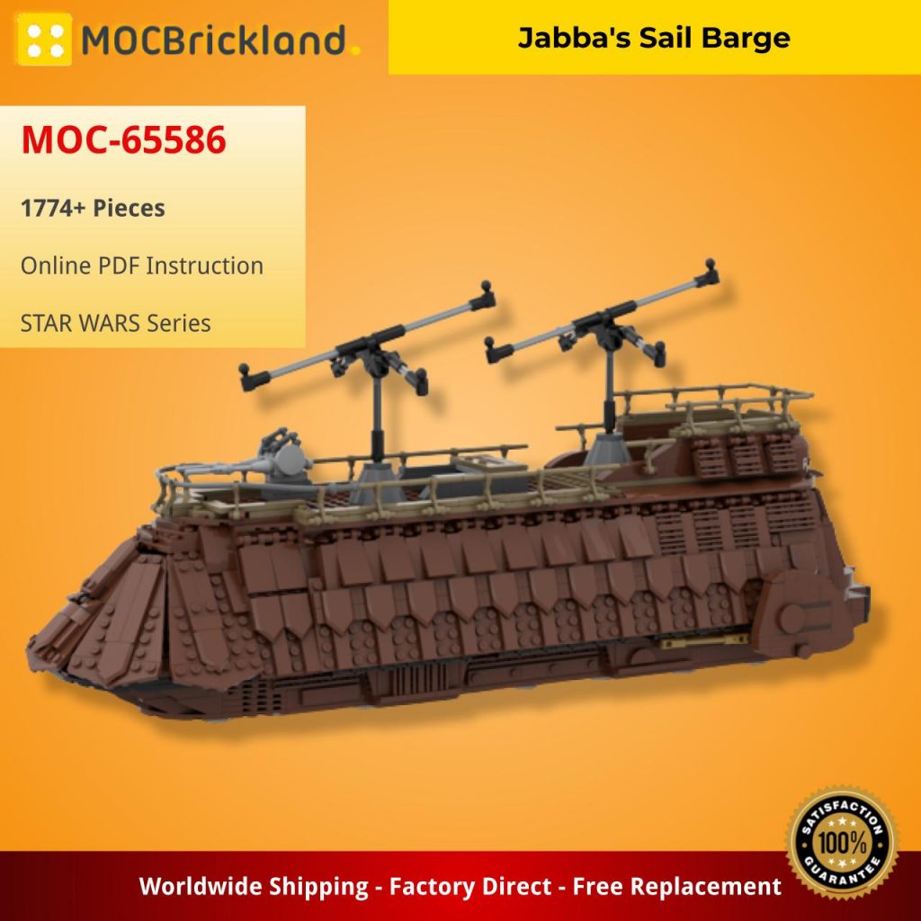 Jabba's Sail Barge MOC-65586 with 1774 PIECES
