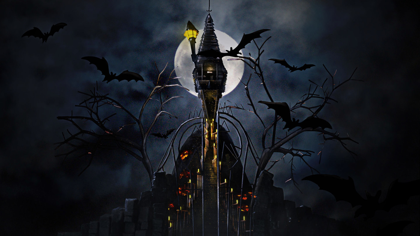 MOC Halloween Jack Skellingtoned House-Nightmareal Before