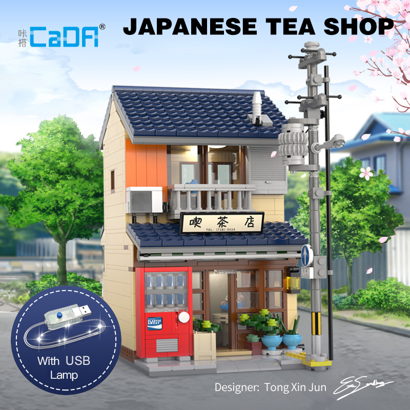 Japanese Wabi-sabi Tea House CaDa C66010 Creator With 1200PCS 