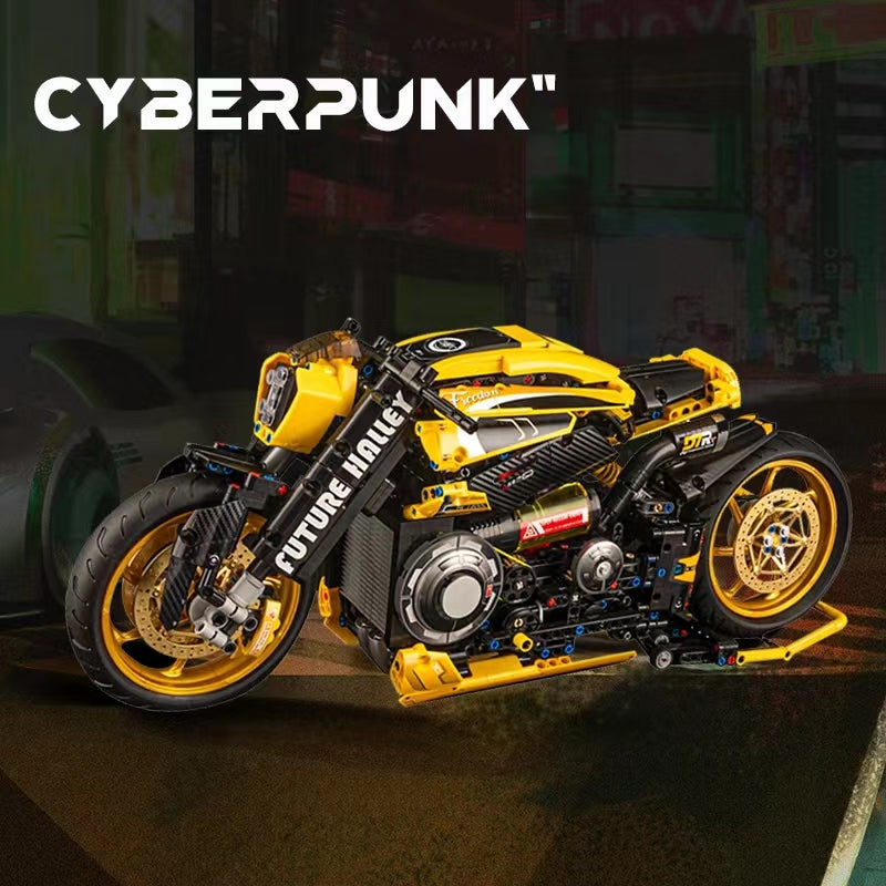 Cyberpunk Motorcycle K-BOX 10506 Technic with 1981 Pieces