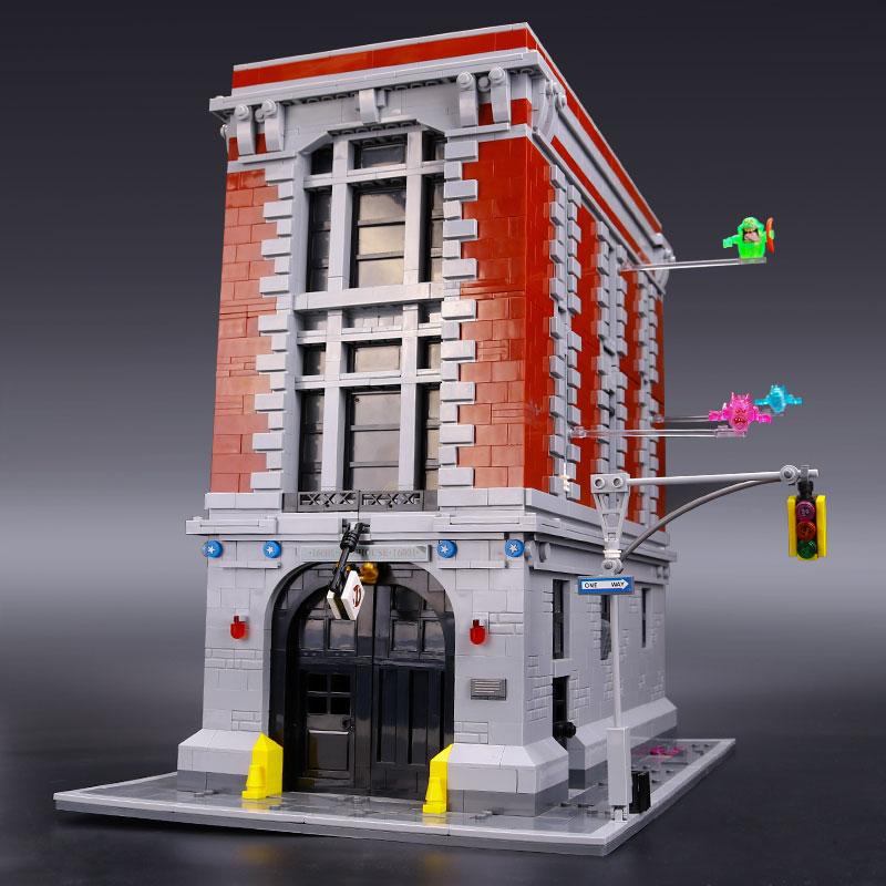 Ghostbusters Firehouse Headquarters KING 63444 Modular Building with 4634 Pieces