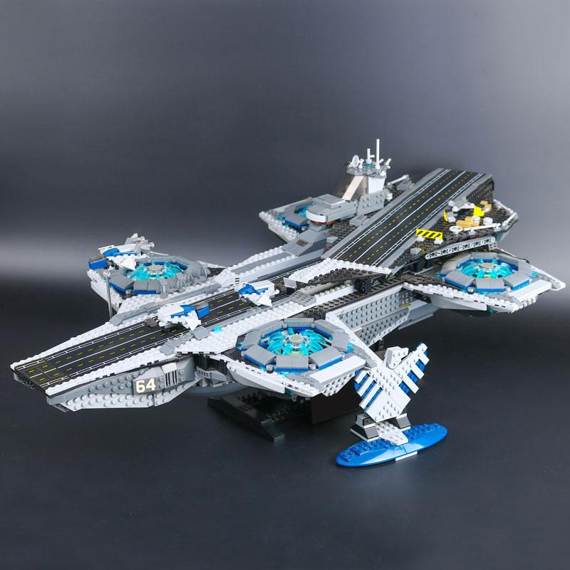 The Shield Helicarrier KING 80033 Movie with 3057 pieces