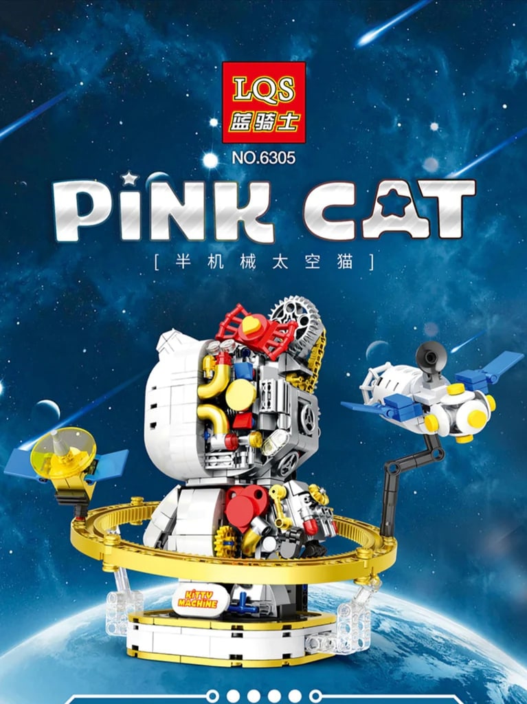 Cyborg Space Cat LQS 6305 Creator With 830 Pieces