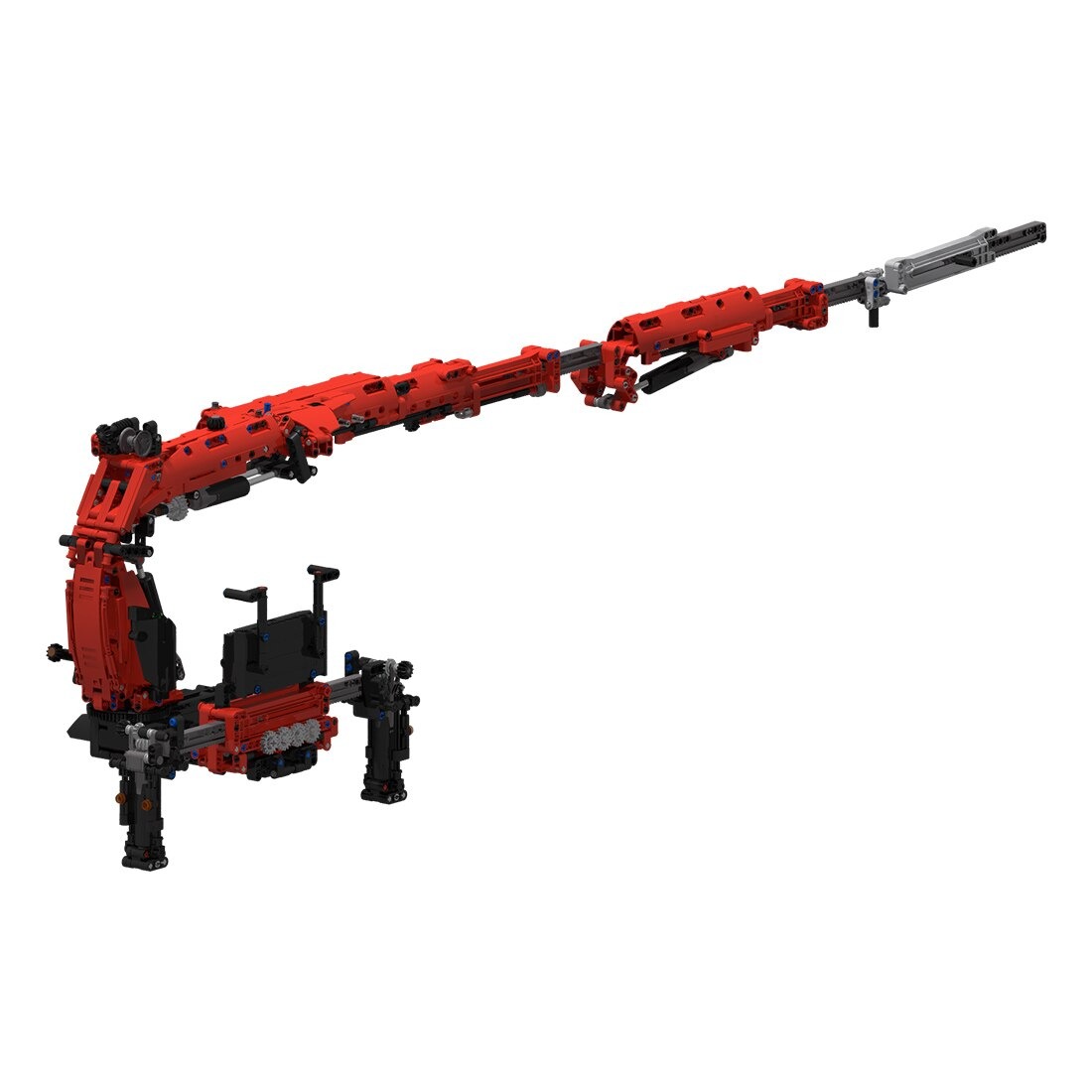 Large Knuckle Boom Crane MOC-101513 Technic With 1261PCS