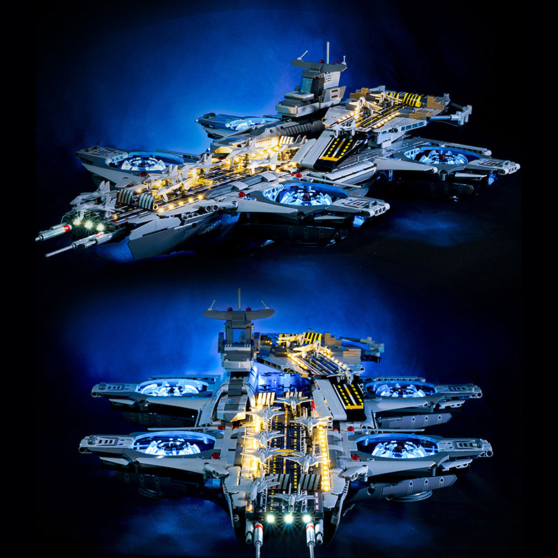 Leaguer Heroes Helicarrier K-Box 10218 Creator with 3385 Pieces