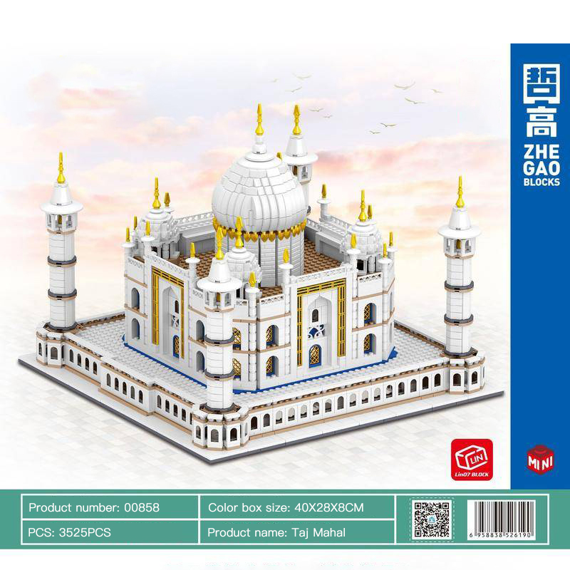 Taj Mahal Lin07 00858 Modular Building with 3525 Pieces