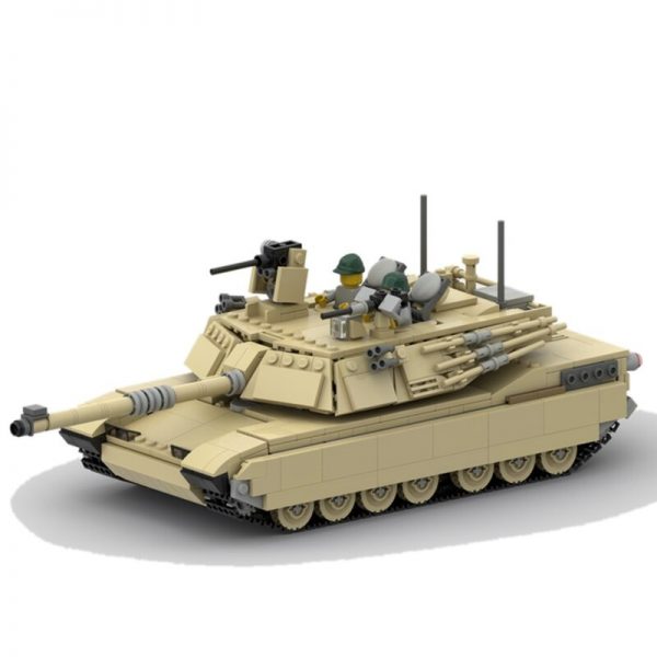 M1A2 Abrams TANK 1:33 Minifigure Scale MILITARY MOC-25419 by ...