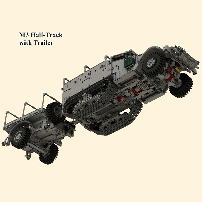 M3 Half-Track MILITARY MOC-50196 by legolaus with 2512 pieces