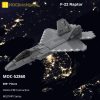 F-22 Raptor MILITARY MOC-52860 by bru_bri_mocs WITH 689 PIECES