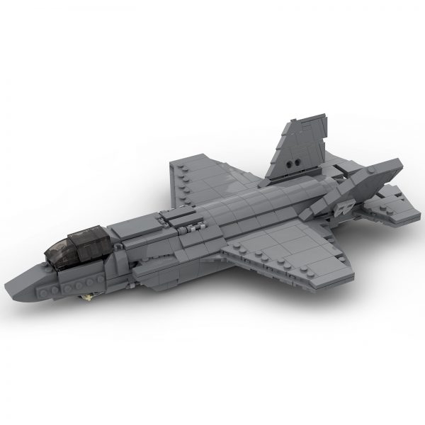 F-35 Lightning II MILITARY MOC-53321 by bru_bri_mocs WITH 550 PIECES