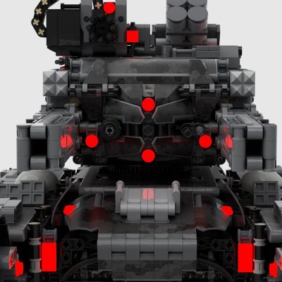 Sentinel M7XG Razorback Assault Tank MILITARY MOC-56058 by Cyborg-Samurai with 2797 pieces