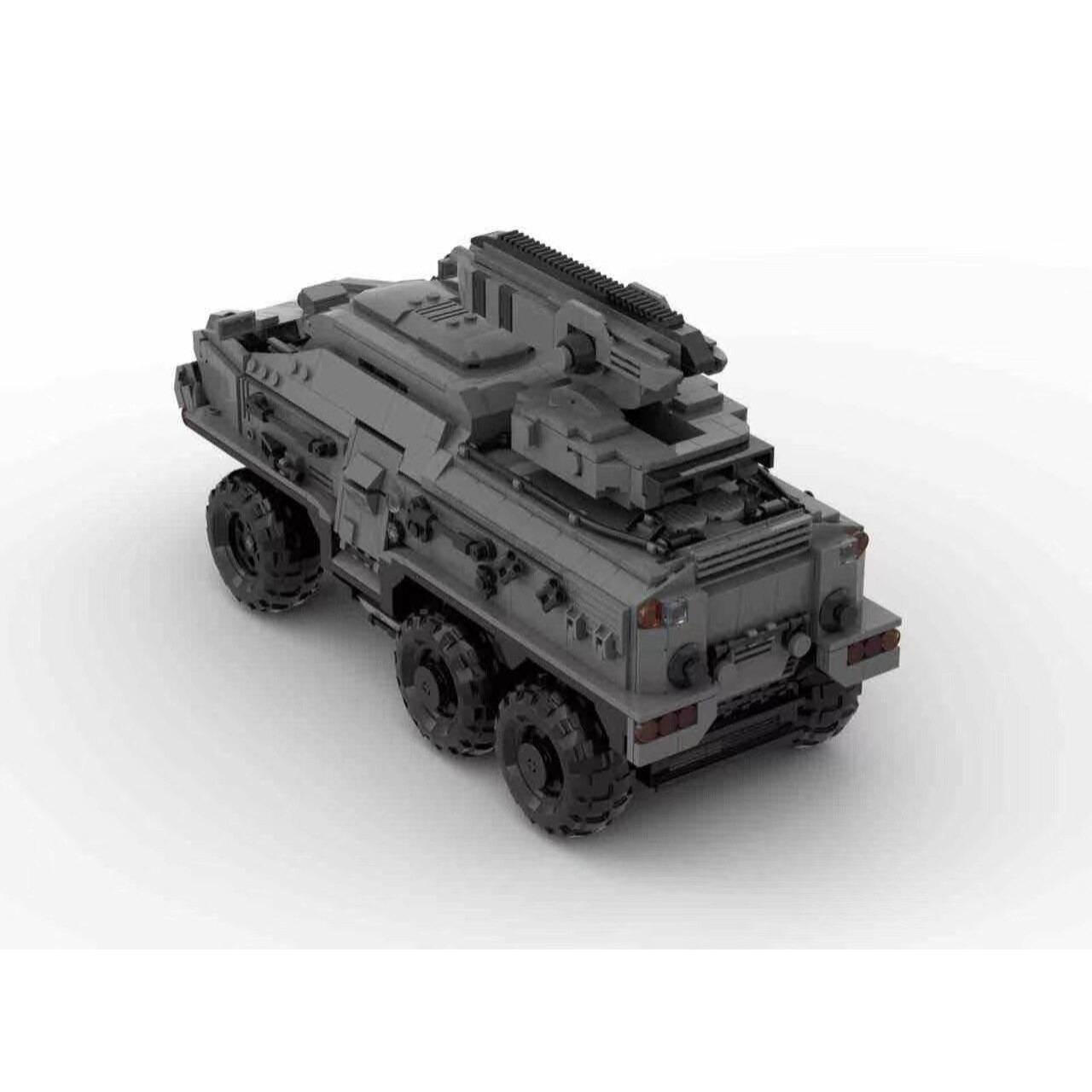 Futuristic APC Radio Controlled (Minifig Size) MILITARY MOC-58291 by Kilo-Whiskey WITH 1498 PIECES