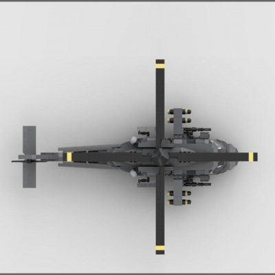 Sikorsky UH-60 Black Hawk Armed MILITARY MOC-70063 by Brick_boss_pdf with 776 pieces