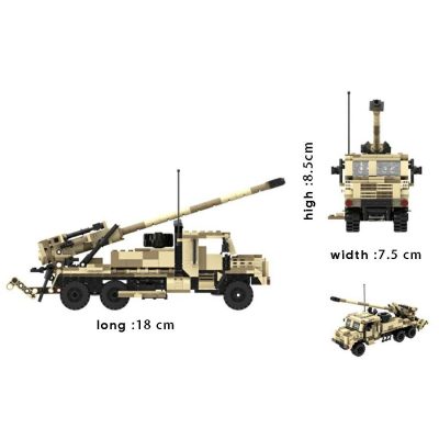 CAESAR Self-Propelled Howitzer MILITARY MOC-89792 WITH 556 PIECES