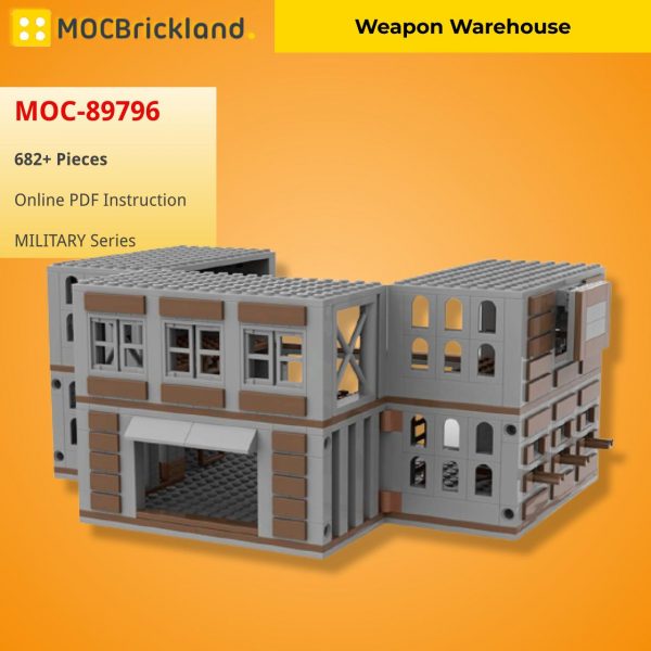 Weapon Warehouse MILITARY MOC-89796 WITH 682 PIECES