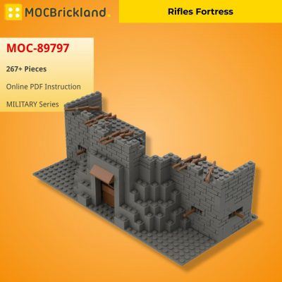 Rifles Fortress MILITARY MOC-89797 WITH 267 PIECES