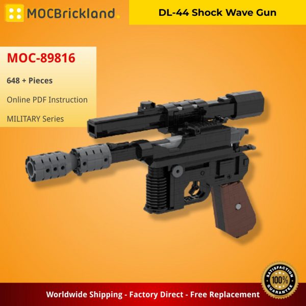 DL-44 Shock Wave Gun MILITARY MOC-89816 with 648 pieces