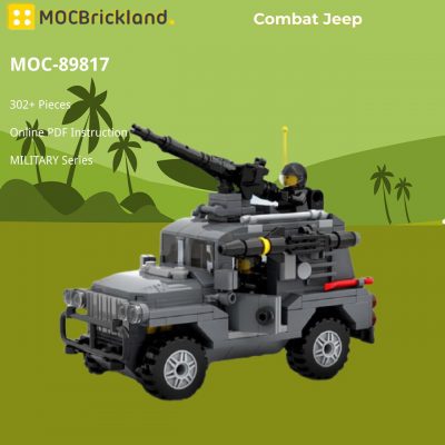 Combat Jeep MILITARY MOC-89817 with 302 pieces