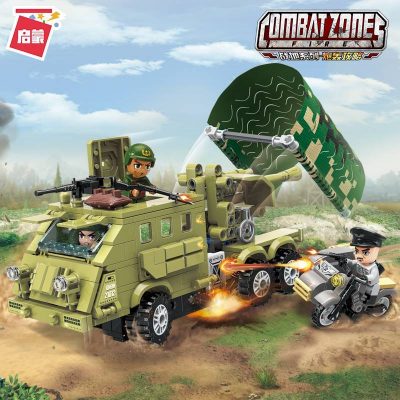 Anti-Ambush Armored Vehicle MILITARY Qman 21012 with 388 pieces