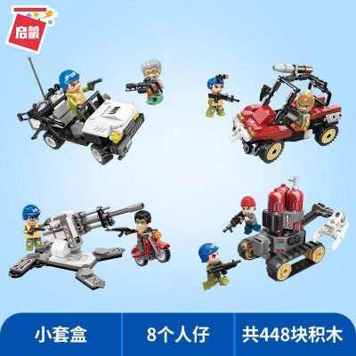 Thunder Mission 4 in 1 MILITARY Qman 3210 with 448 pieces