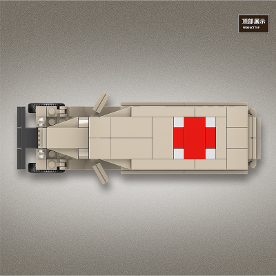 Soviet Army Gaz-552 Ambulance Military QuanGuan 100112 with 334 pieces