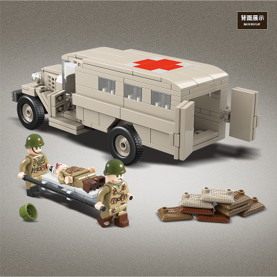 Soviet Army Gaz-552 Ambulance Military QuanGuan 100112 with 334 pieces