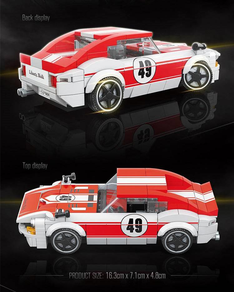 Liberty Walk Nissan Fairlady 240ZG TECHNICIAN Quanguan 100149 with 330 pieces