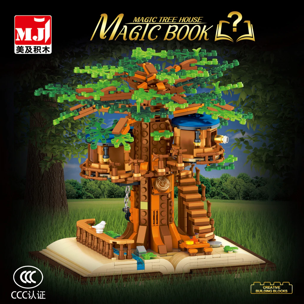 Magic Tree House MJ 13013 Modular Building with 969 pieces