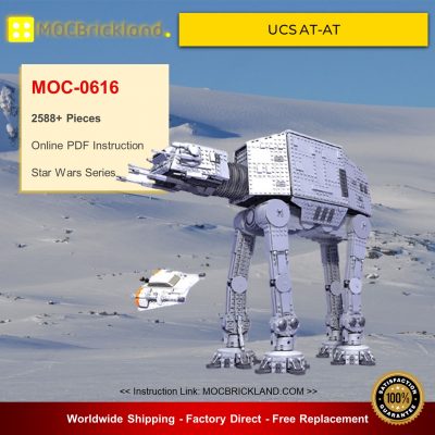 UCS AT-AT MOC 0616 Star Wars Designed By Aniomylone With 2590 Pieces