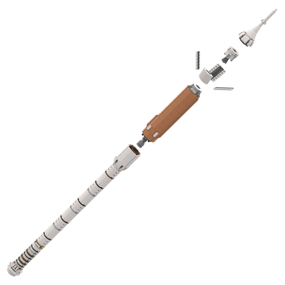 NASA Ares I Rocket 1:110 Scale MOC-101792 Space With 516 Pieces